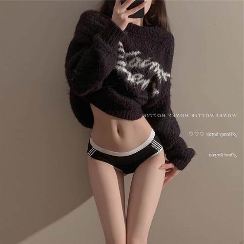 『Hotti』运痕动Feel 日简约纯棉抗e菌无系舒适低腰舒适B13少女内