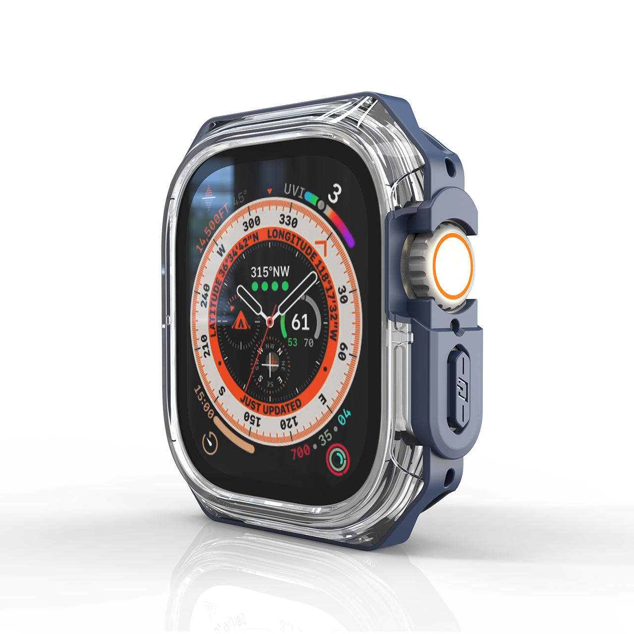 适用iwatch ultra保护壳苹果手表ultra保护套applewatchultra双色铠甲表壳8代49mm7/6/5/4防摔se2超薄45mm41属于什么档次？