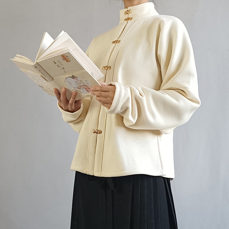 清仓处理漫春雪汉服【软软】立领弓袋袖明制 绒款秋冬男女 日常