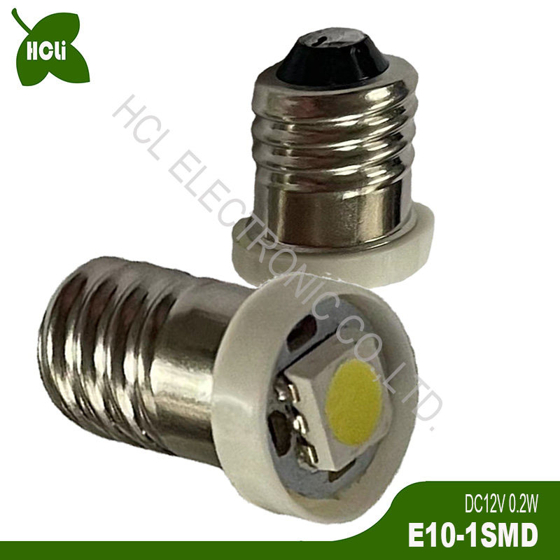高品质 DC 12V E10 LED汽车信号灯 仪表装饰灯 警示灯 电气指示灯