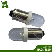 指示灯 BAX9S DC24V 高品质圆头 1815 BA9S T11 LED车灯 T4W 1895