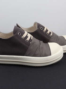 Rick RO包布低帮鞋棕色灰色木乃伊个性先锋秀休闲鞋男女同款潮鞋