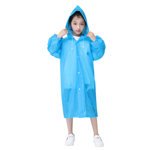一次性雨衣儿童加厚防水暴雨小学生雨服男童女童便携透明成人雨披
