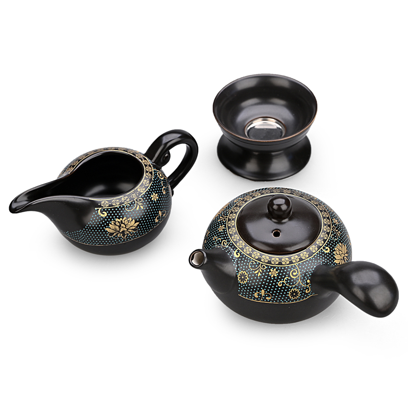 Special price ceramic teapot tea maker kung fu tea set accessories tea sea tea leak tea filter fair single tea set set