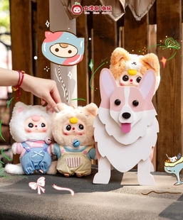 年货节礼物正版娃三岁小猫衣橱毛绒盲盒/亿万猫翁盲盒摆件挂件