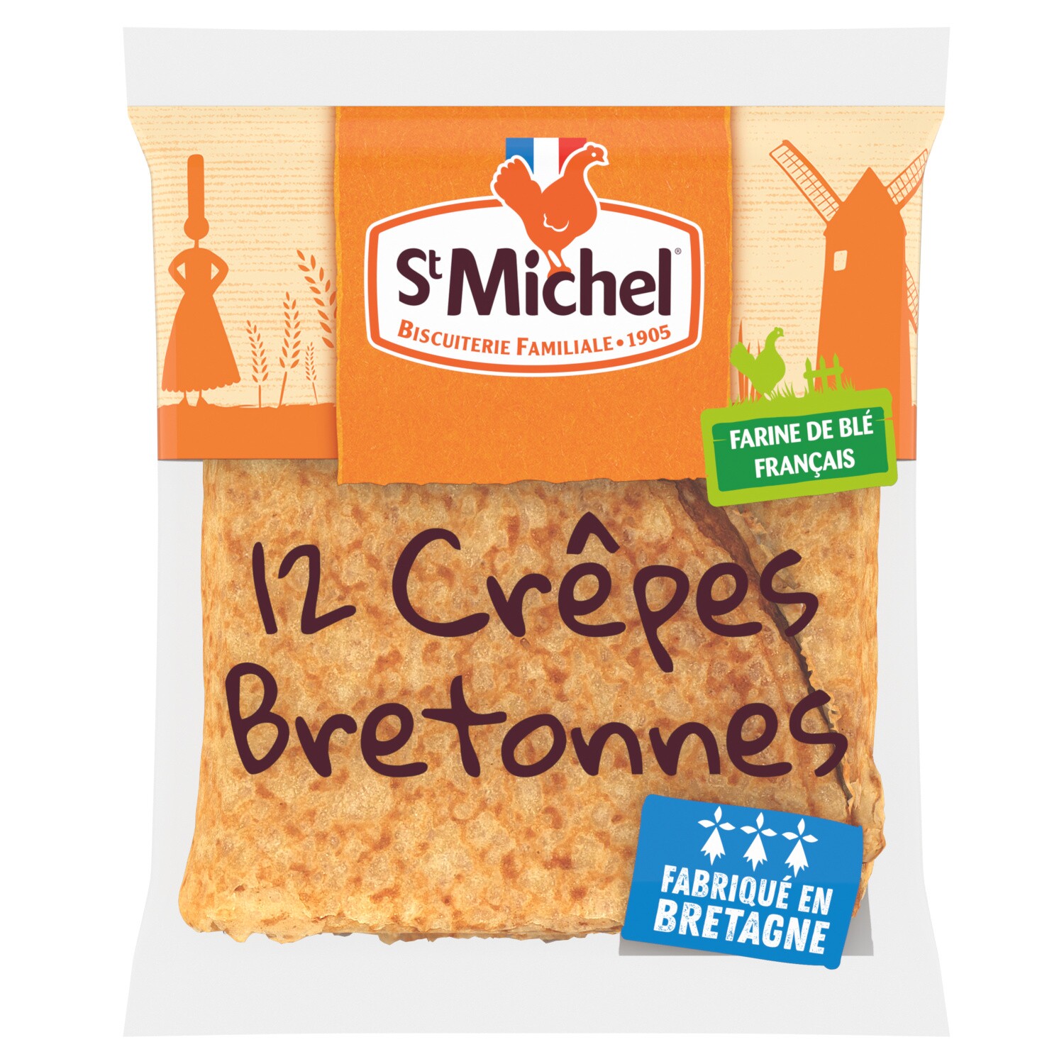 法国直邮圣米希尔stmichel可丽饼玛德琳夹心早餐传统西式糕点蛋糕