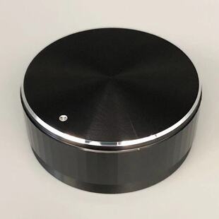 功放机音箱主音量调节大旋钮 48MMX19MM电位器铝合金盖帽黑色花孔