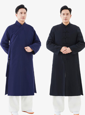亚麻道袍飘逸太极服弘岳武当男女
