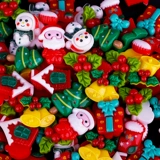 Рождественское мультяшное ювелирное украшение, маленькие аксессуары, кремовый аксессуар для волос, чехол для телефона, DIY