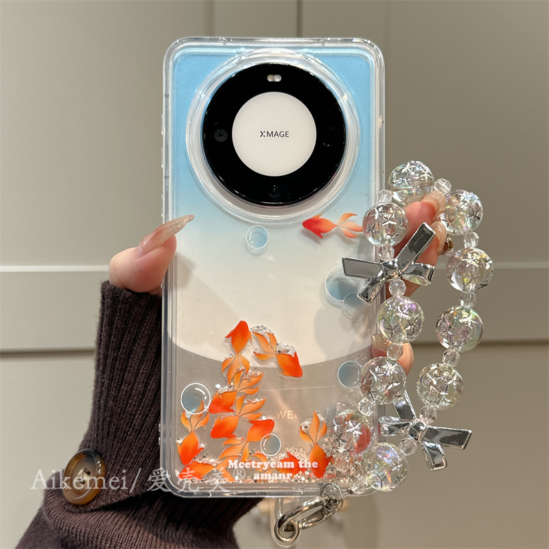 适用华为mate60pro锦鲤手机壳