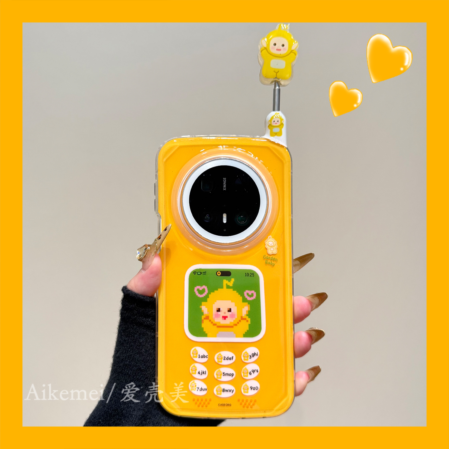 适用华为mate70pro+新款手机壳趣味可爱天线宝宝大哥大mate60pro可伸缩天线mate70全包防摔pura80pro+男女款