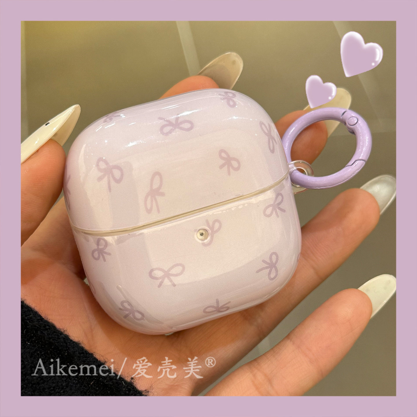 适用华为freeclip2耳机套韩系ins简约个性freebuds7i6i蝴蝶结苹果airpods4甜酷三星buds2无线蓝牙pro4硅胶套