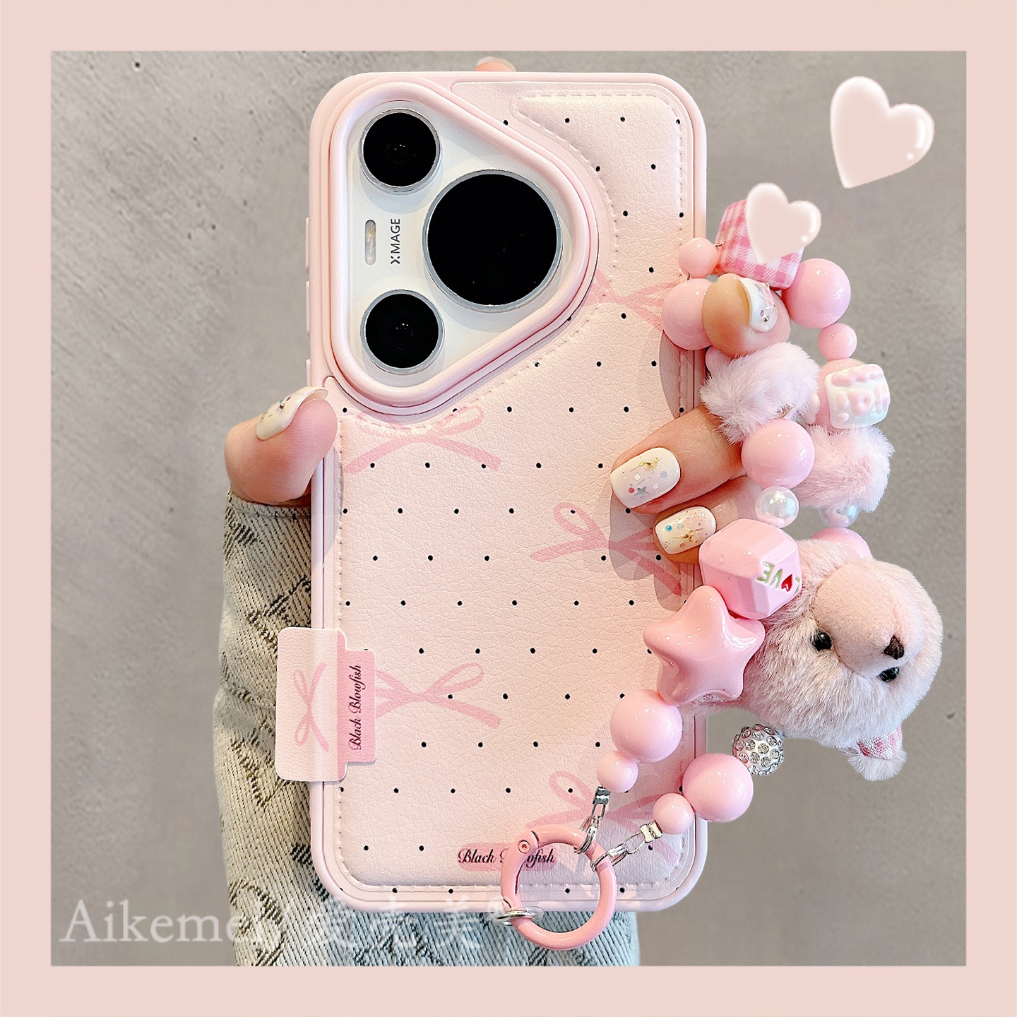 适用华为pura80pro+卡通手机壳女