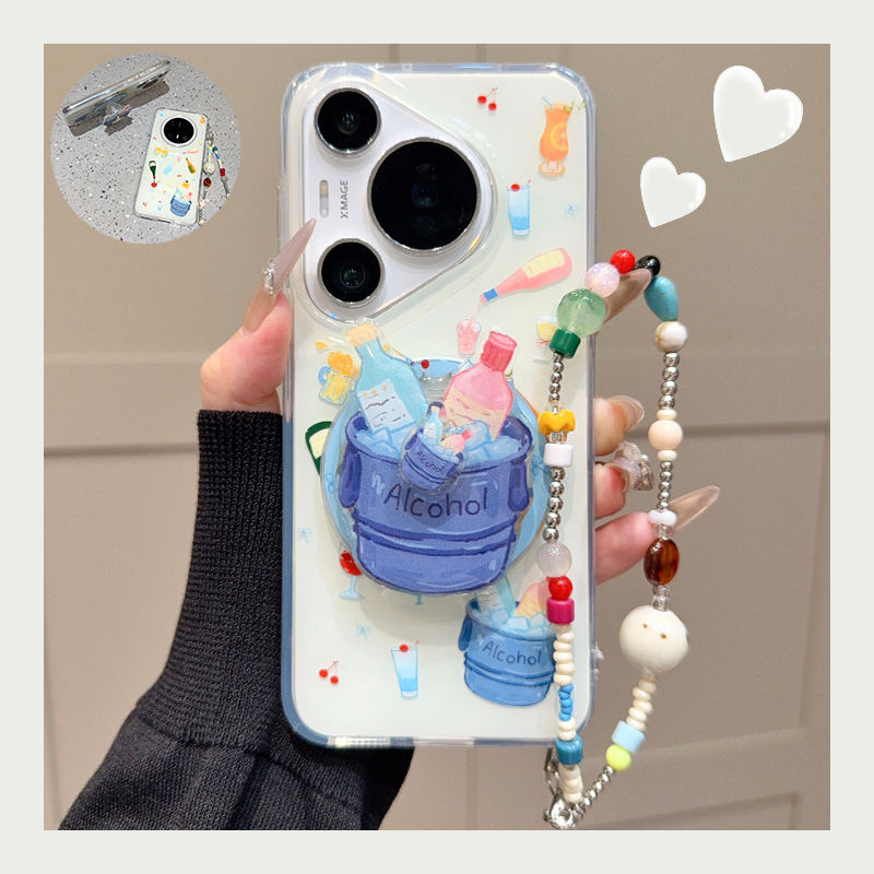 适用华为pura70pro+硅胶手机壳女