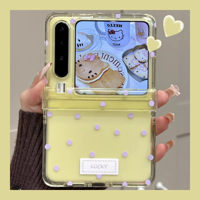 适用华为PuraX多巴胺波点手机壳