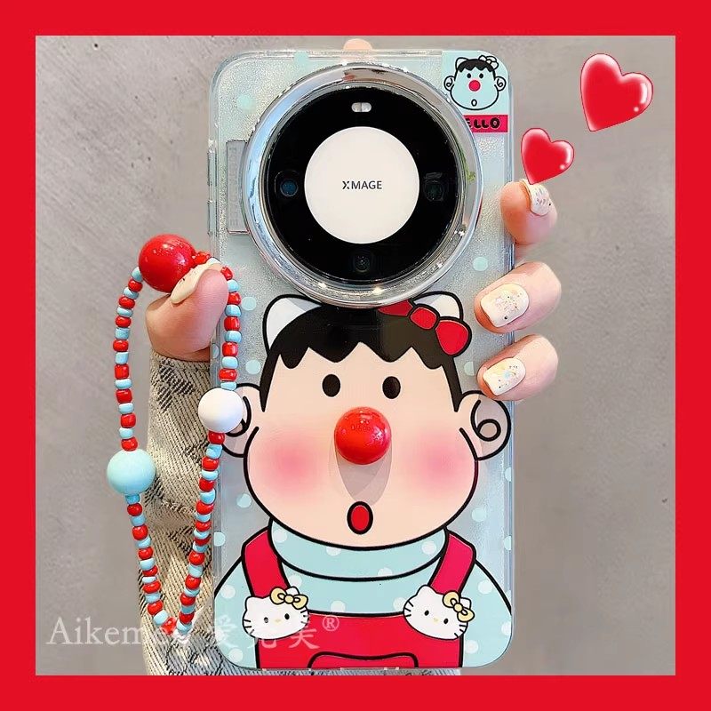 适用华为Mate80ProMax手机壳mate70pro卡通背带裤胖虎mate60pro立体红鼻子mate5040pro链条防摔pura70pro女款,3C数码配件,手机保护套/壳,淘宝优惠券,粉丝福利购,淘宝优惠卷