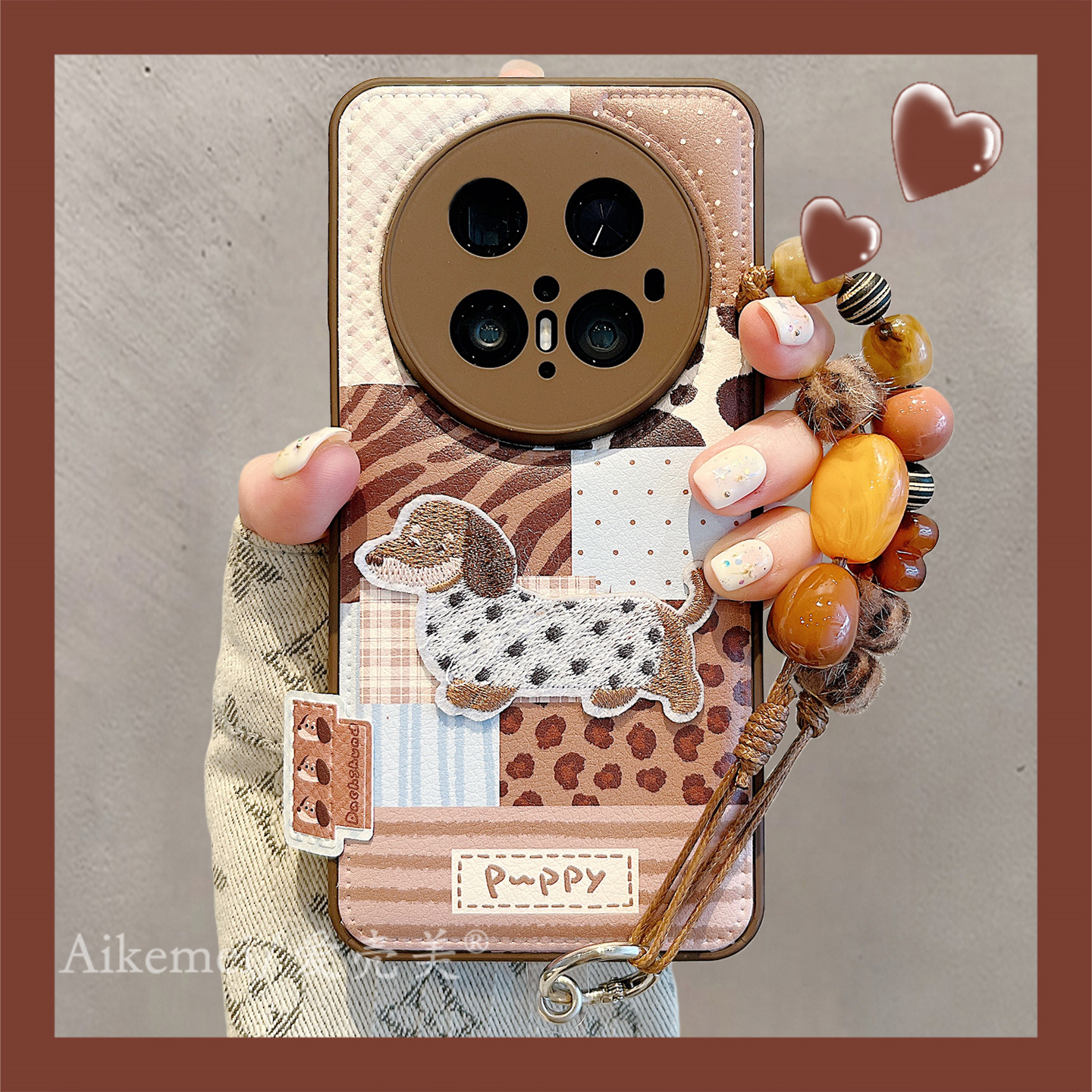 适用华为mate70pro+卡通手机壳女