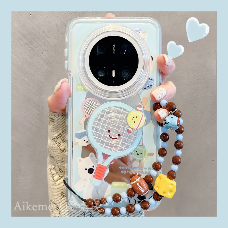 适用华为mate70pro+卡通手机壳女