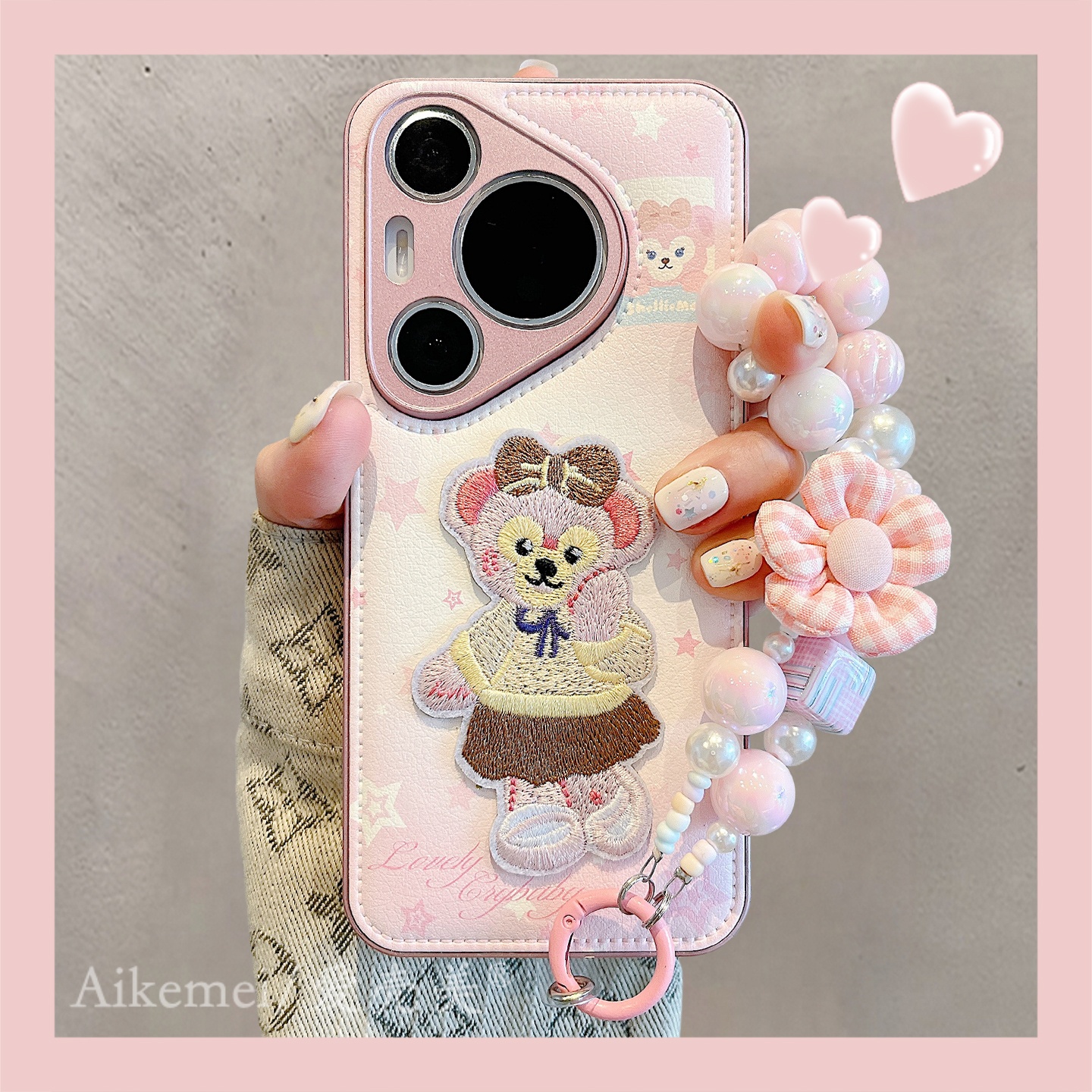 适用华为pura80pro+卡通手机壳女