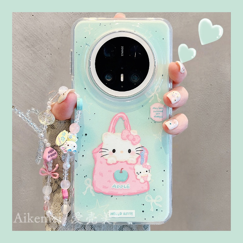 适用华为mate70pro+卡通手机壳女