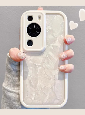 适用华为Pura70pro+手机壳荣耀200撞色奶油边框p60/p50/p40透明气囊nova12/11/10荣耀10090pro防摔简约男女款