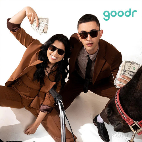 goodr偏光方形个性男女通用防滑