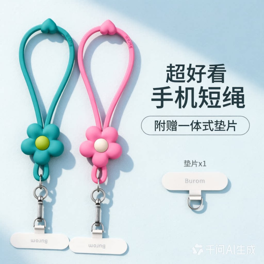 巨好看网红爆款手机挂绳新款女生