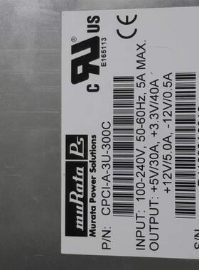 MURATA CPCI-A-3U-300C telkoor CPCI ac -3u-300W CPCIac-3u-300