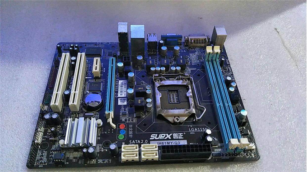 磐正ih61my-q3 ddr3内存 1155口 板h61全集成 带vdvi g接a接口议