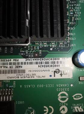 英特尔 SE7501WV2 604双路服务器主板 双通320M SCSI 现货