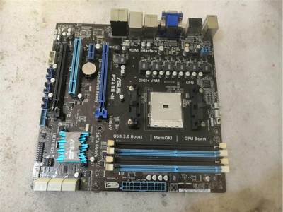 华硕集MF2A86-  DDR3支持A10 580K 带DVI+VGA+HDMI接口全0固