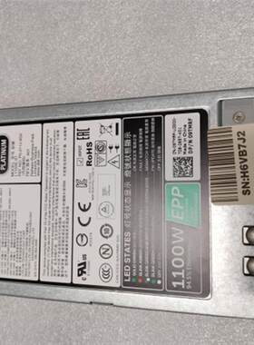 戴尔DELL750W 1100W EPP电源T640 R730 R740服务器L1100E-S 9TMRF