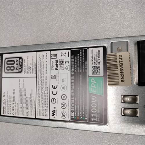 戴尔DELL750W 1100W EPP电源T640 R730 R740服务器L1100E-S 9TMRF