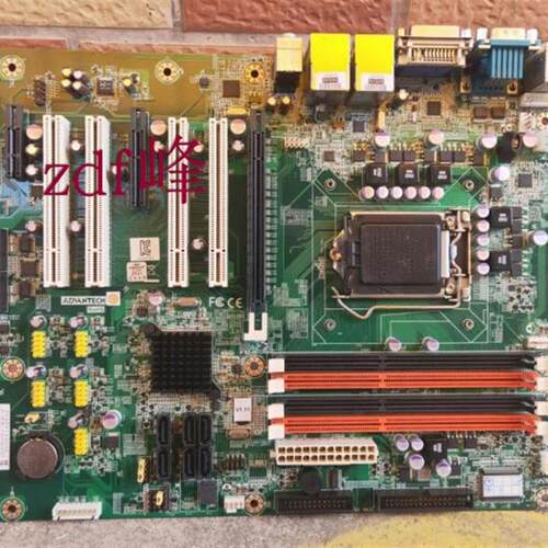 研华AIMB-780 REV.A1 AIMB-780WG2 QG2 1156针双网卡工控机主板