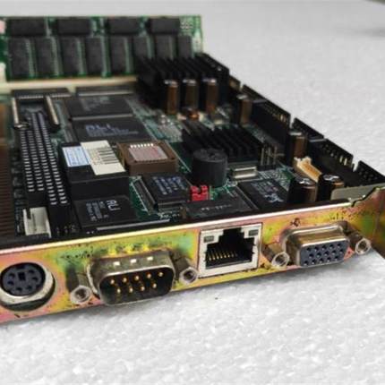 安勤 ECB-640 REV.A1 ISA半长CPU卡 台式电脑工控设备机主板