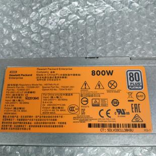 HP G9 800W服务器电源 754381-001 723599-001 720479-B21