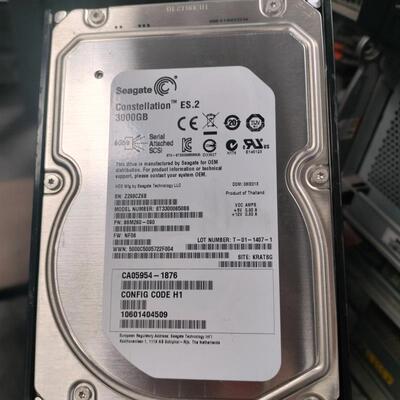 富士通 3TB SAS 硬盘 CA07339-E013 ST33000650SS CA05954-1876