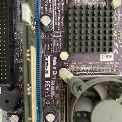 精英C3VCM6-800m/1G C3VCM6 集成CPU台式电脑工控机 ITX迷你主板