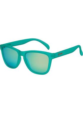 代购Goodr男女太阳镜偏光镜片防滑涂层抗刮擦UV400防护青绿色