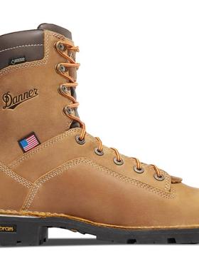 代购Danner男士工装鞋防水防滑保暖工作靴高帮系带户外靴