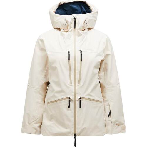 代购PEAK PERFORMANCE壁克峰女士冲锋衣防水防风透气滑雪服连帽