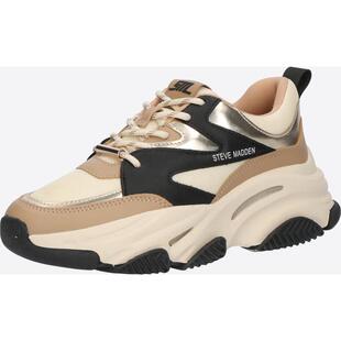 代购Steve Madden思美登女士老爹鞋透气轻便舒适缓冲圆头系带