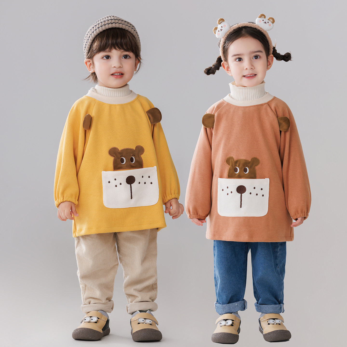 儿童反穿衣宝宝吃饭防水防脏罩衣婴儿护衣女童羽绒服防脏围兜外套,童装/婴儿装/亲子装,反穿衣/罩衣,淘宝优惠券,粉丝福利购,淘宝优惠卷