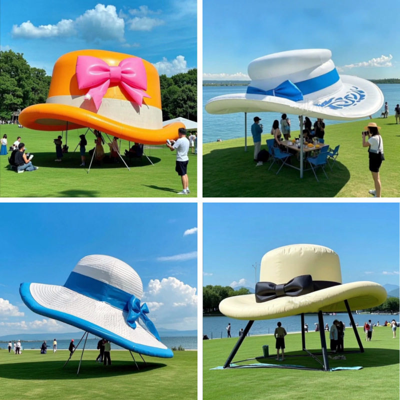 充气仿真帽子气模大型户外遮阳露营广告创意春夏季氛围美陈道具,节庆用品/礼品,充气气模,淘宝优惠券,粉丝福利购,淘宝优惠卷