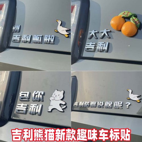 熊猫mini卡丁骑士车标贴