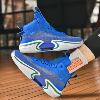 aj36东契奇蓝白实战专业篮球耐磨塔图姆白金荣耀low男女莆田球鞋