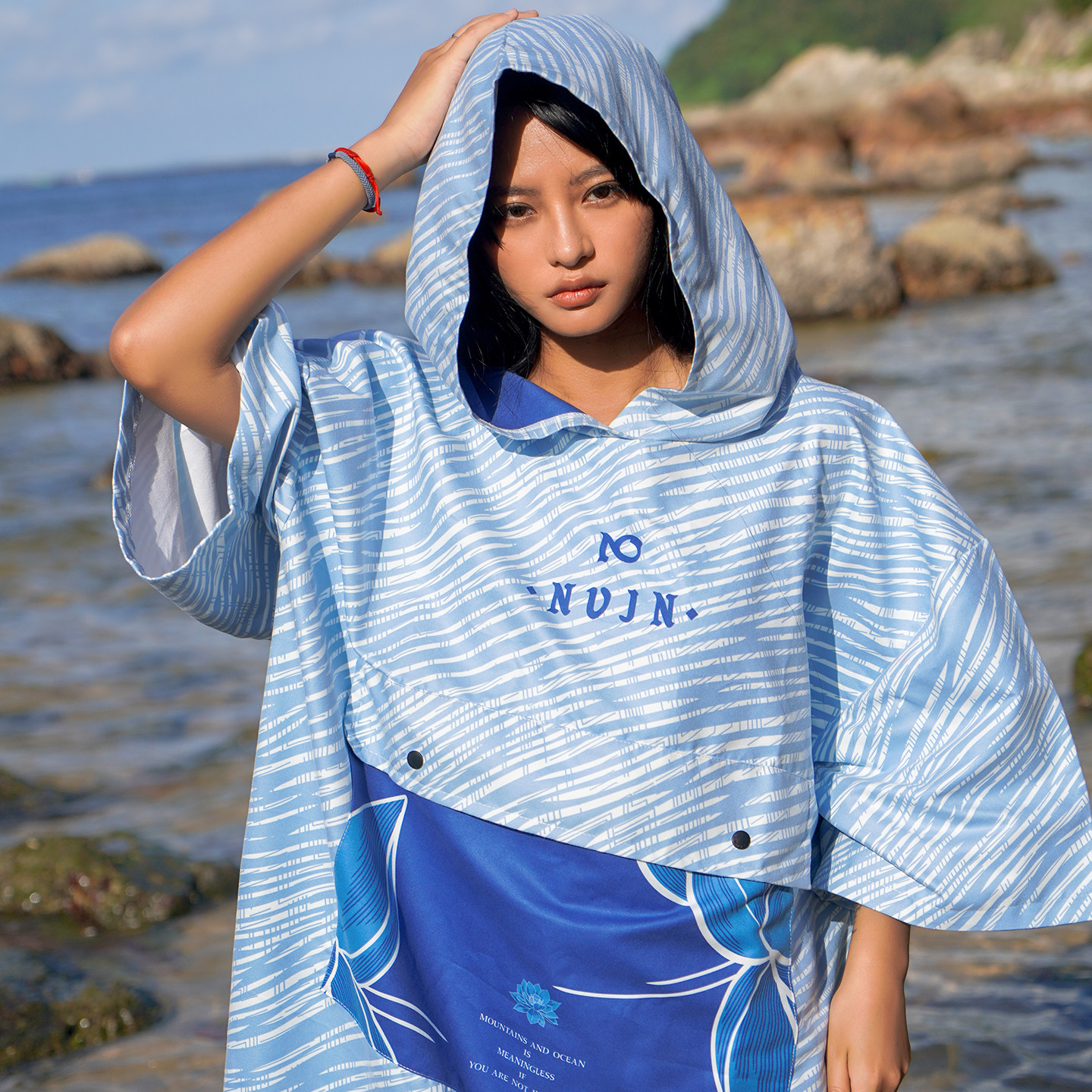 NuJune新毛巾衣男女同款冲浪潜水