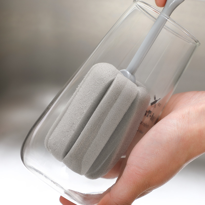 长柄杯刷清洁刷家用厨房水杯茶杯玻璃洗海绵去污奶瓶刷子神器