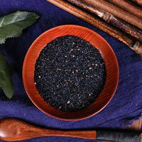 Fresh raw black sesame seeds, grown by farmers themselves, are clean and free of sand thumbnail 4