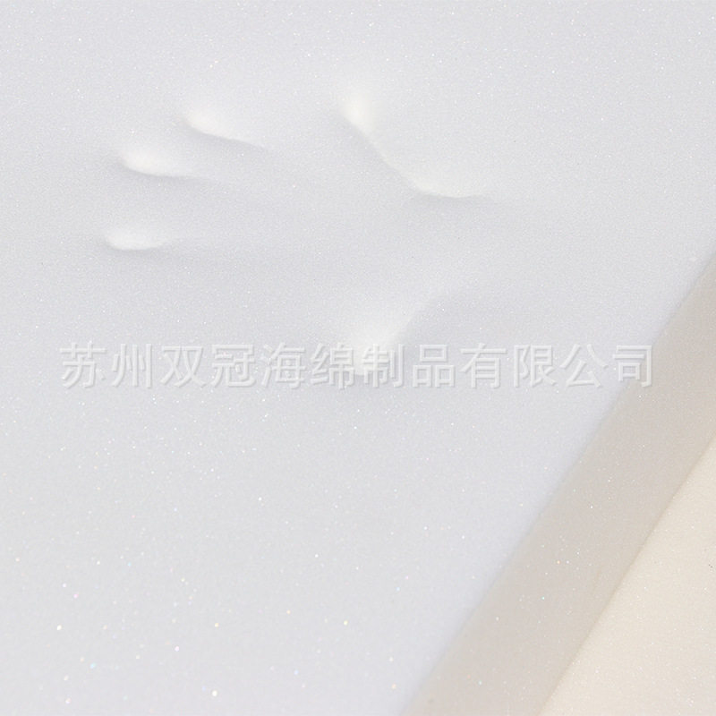 厂家直供生产白色环保45D记忆海绵出口品质优质床垫记忆海绵